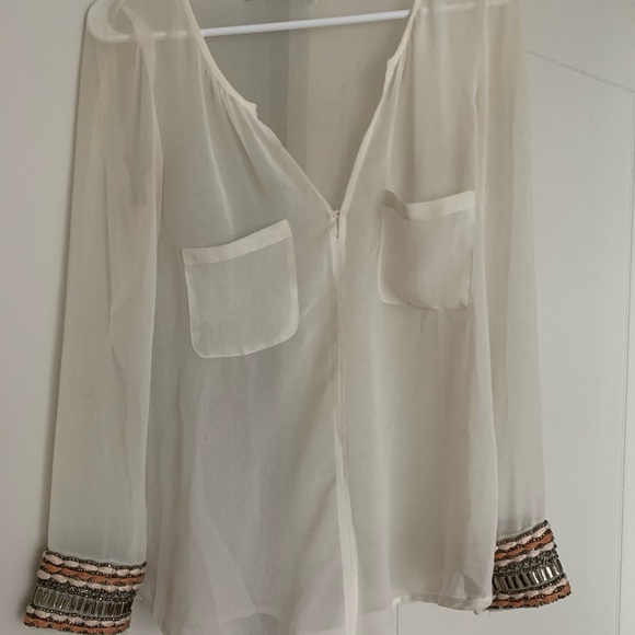 Zara white tops (all for 20$) - Picture 1 of 5